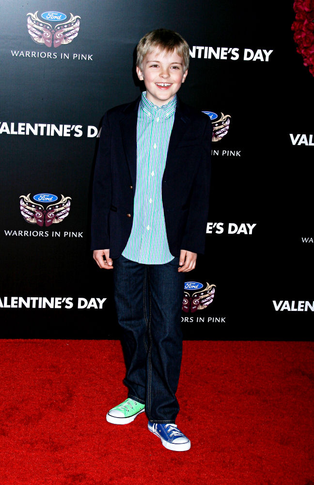 Bryce Robinson;<br>Los Angeles World Premiere of 'Valentine's Day' - Red Carpet