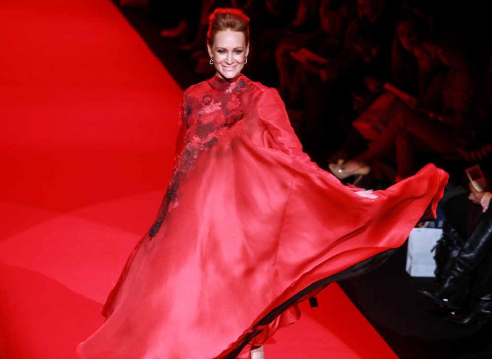 Valerie Jean Garduno;<br>Mercedes-Benz Fashion Week Fall 2015 - Go Red for Women Red Dress Collection - Runway