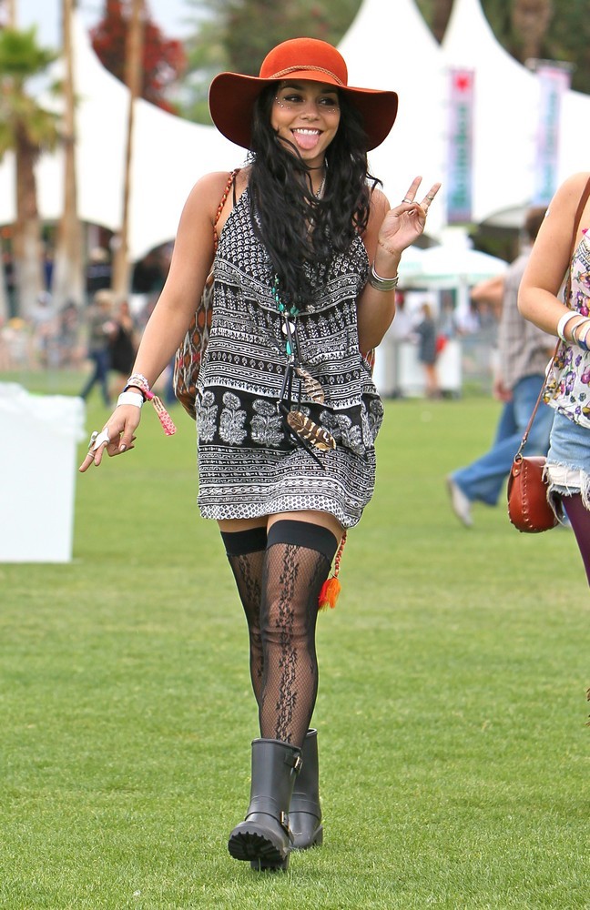 Vanessa Hudgens;<br>Celebrities at The 2012 Coachella Valley Music and Arts Festival -  Day 1