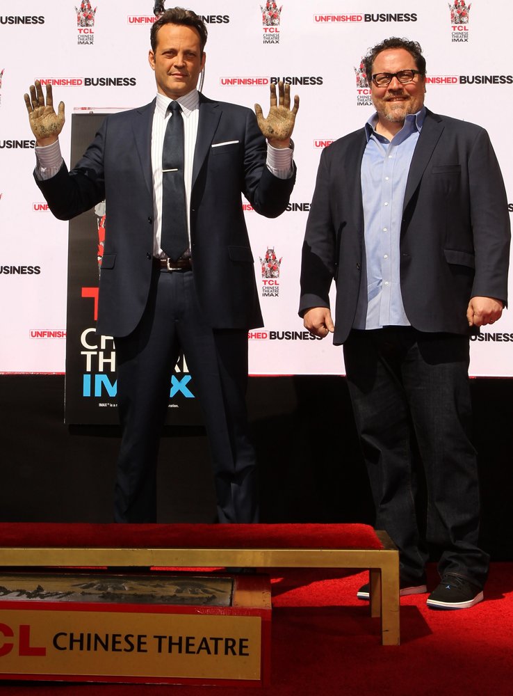 Vince Vaughn;Jon Favreau;<br>Vince Vaughn Handprints and Footprints Ceremony