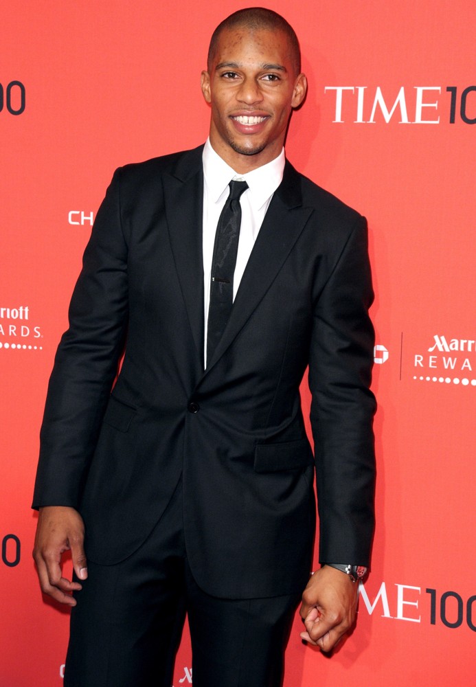 Victor Cruz;<br>The Time 100 Gala - Inside Arrivals