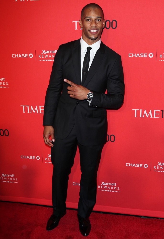 Victor Cruz;<br>The Time 100 Gala - Inside Arrivals
