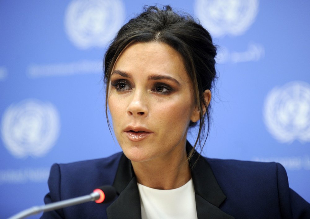 Victoria Adams;<br>Victoria Beckham Becomes UNAIDS International Goodwill Ambassador at A Press Conference