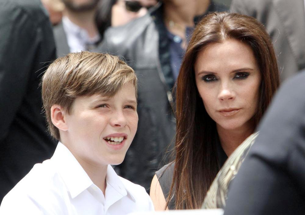 Brooklyn Beckham;Victoria Adams;<br>Simon Fuller Receives A Star on The Hollywood Walk of Fame
