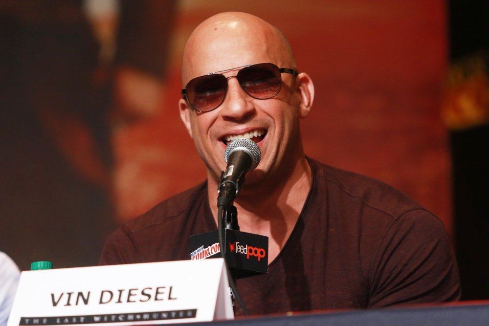 Vin Diesel;<br>New York Comic Con - Day 3 - The Last Witch Hunter - Press Conference