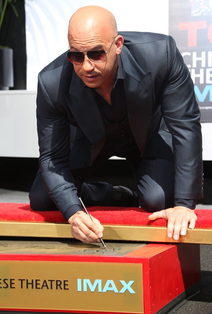 Vin Diesel;<br>Vin Diesel's Hand-Print and Foot-Print Ceremony