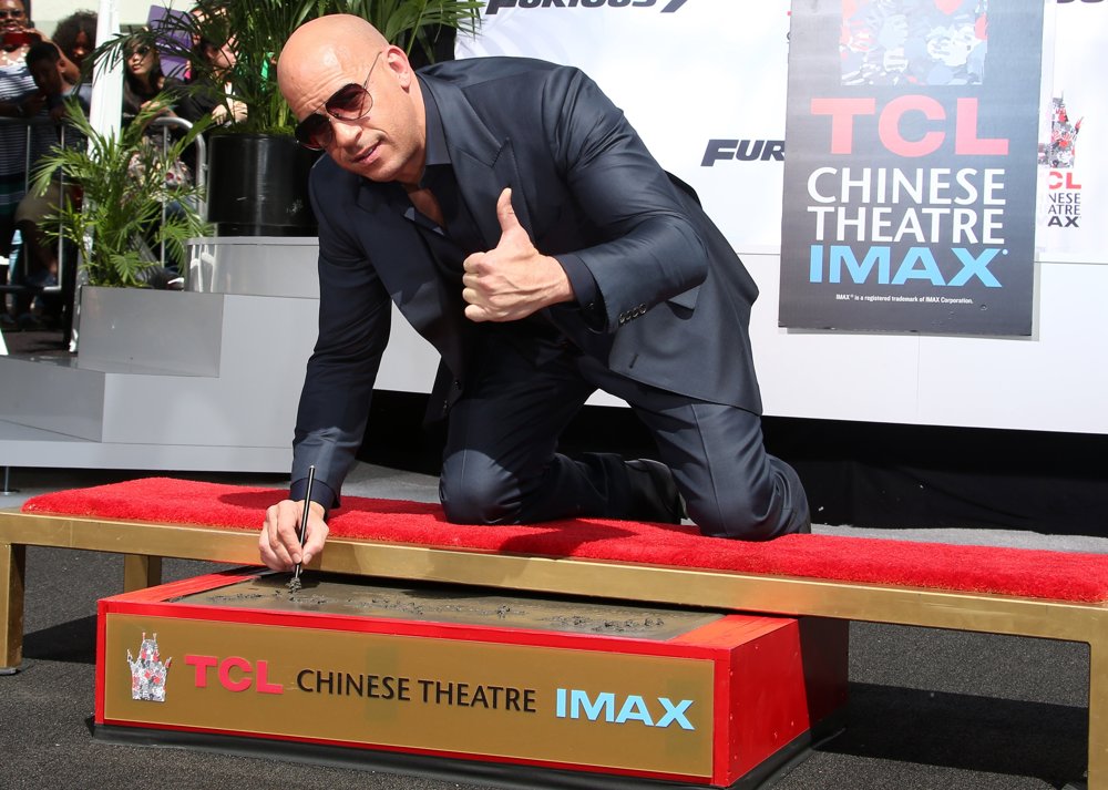 Vin Diesel;<br>Vin Diesel's Hand-Print and Foot-Print Ceremony