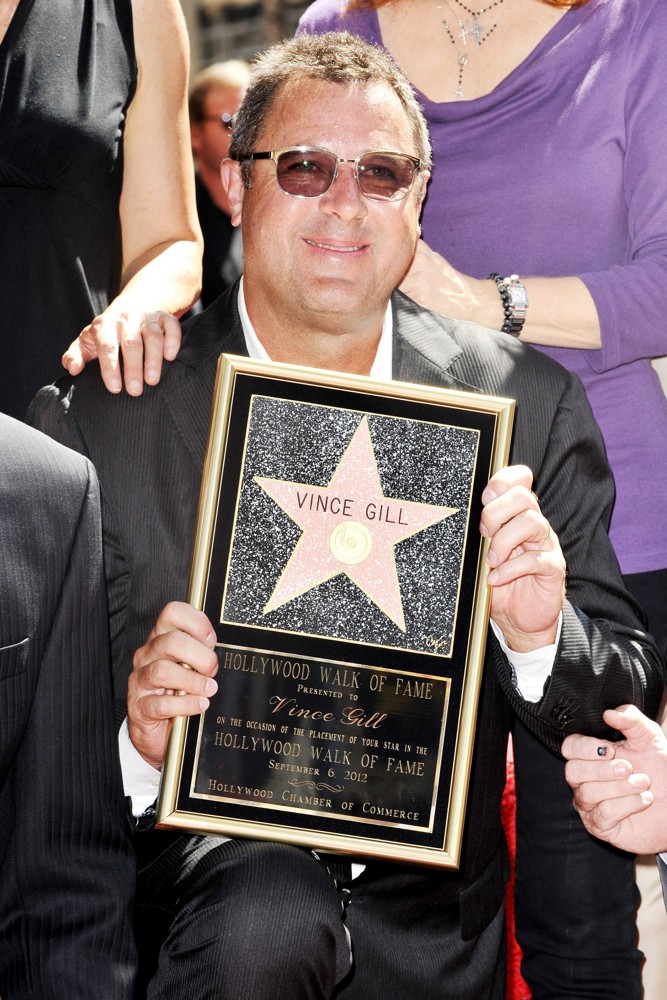 Vince Gill;<br>Vince Gill Is Honored with A Star on The Hollywood Walk of Fame