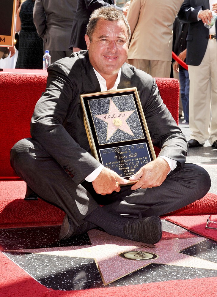 Vince Gill;<br>Vince Gill Is Honored with A Star on The Hollywood Walk of Fame