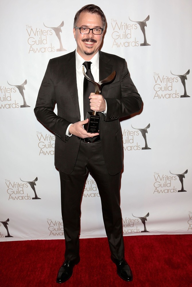 Vince Gilligan;<br>2013 Writers Guild Awards - Press Room