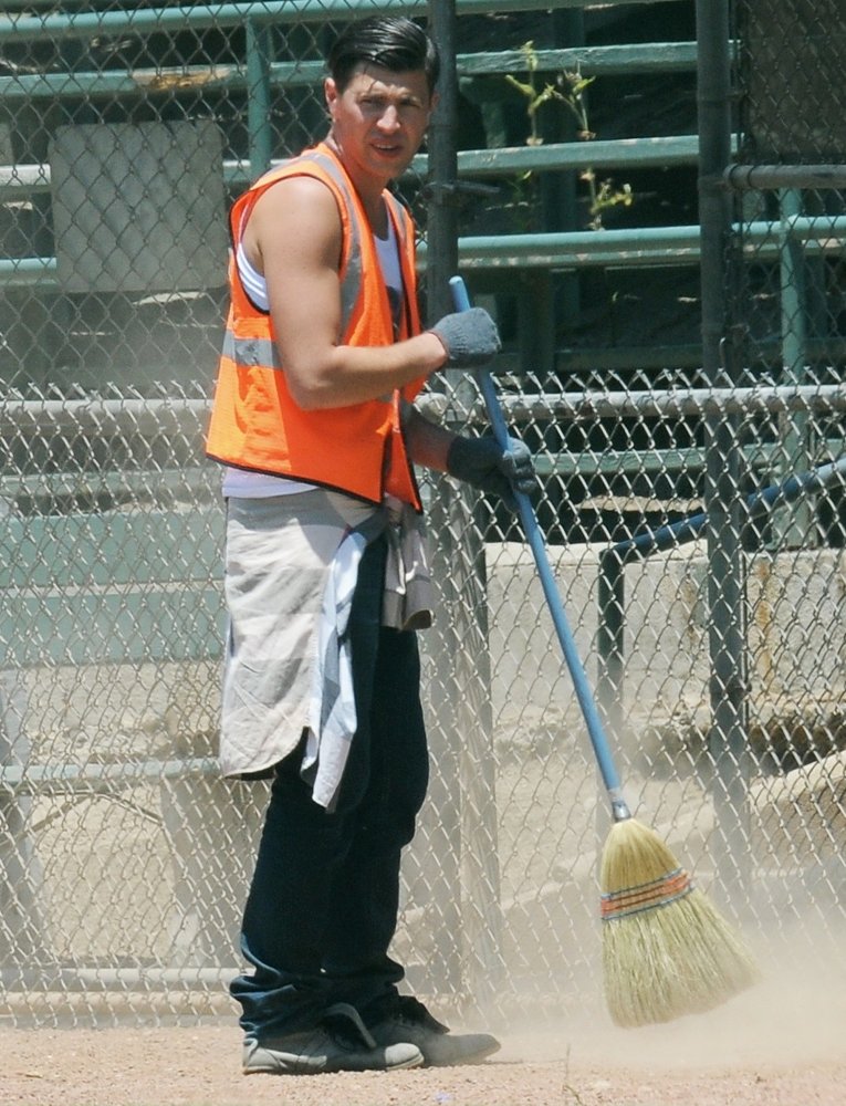 Vitalii Sediuk;<br>Vitalii Sediuk Doing His Court-Ordered Community Service