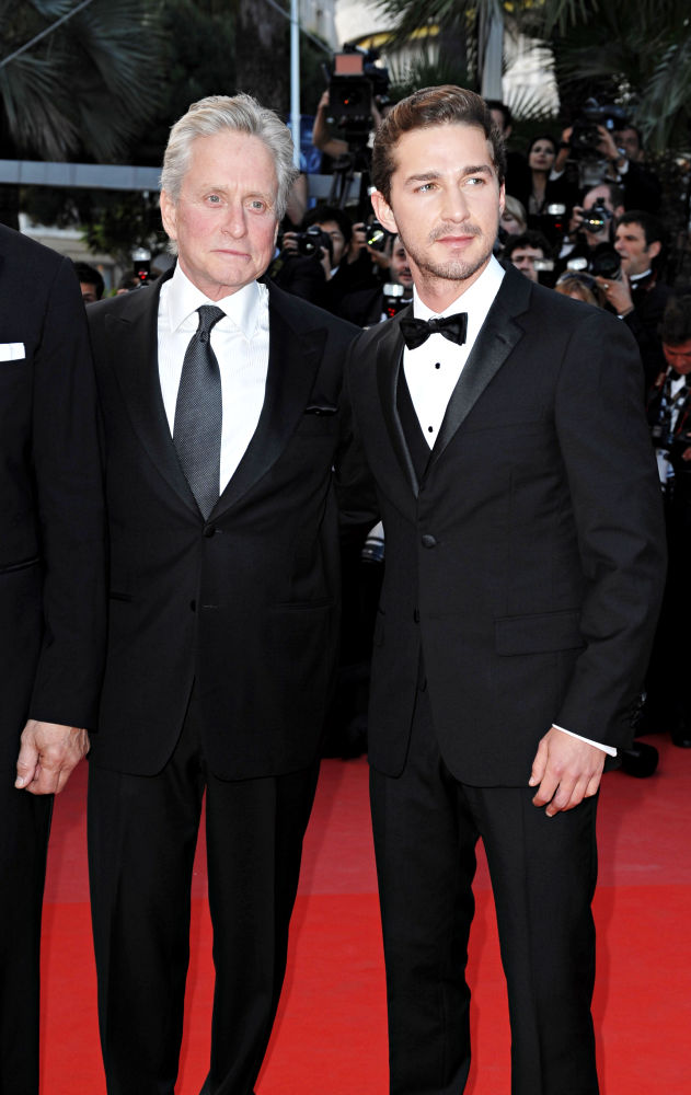 Michael Douglas;Shia LaBeouf;<br>2010 Cannes International Film Festival - Day 3 - 'Wall Street 2: Money Never Sleeps' Premiere