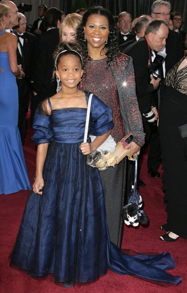 Quvenzhane Wallis;Qulyndreia Wallis;<br>The 85th Annual Oscars - Red Carpet Arrivals