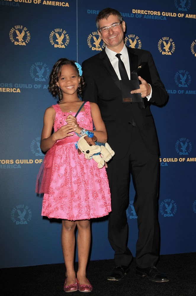 Quvenzhane Wallis;Paul Hoen;<br>65th Annual Directors Guild of America Awards - Press Room