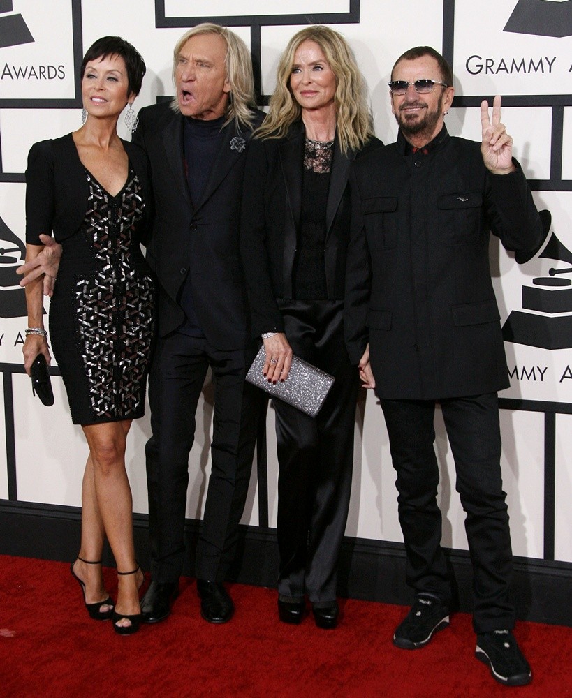 Barbara Bach Picture 5 The 56th Annual Grammy Awards Arrivals Marjorie Bach Joe Walsh Barbara Ringo Starr The 56th Annual Grammy Awards Arrivals