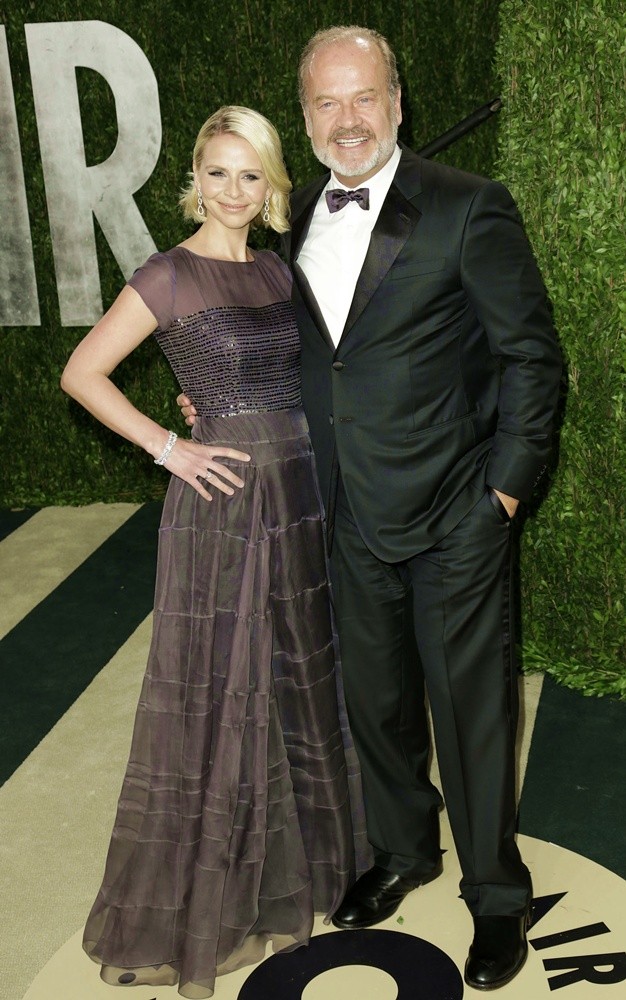 Kayte Walsh;Kelsey Grammer;<br>2013 Vanity Fair Oscar Party - Arrivals