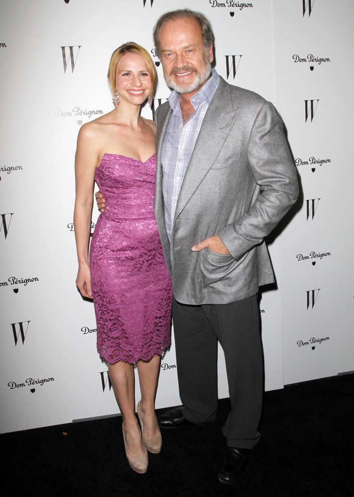 Kayte Walsh;Kelsey Grammer;<br>W Magazine's 69th Annual Golden Globe Awards Celebration - Arrivals