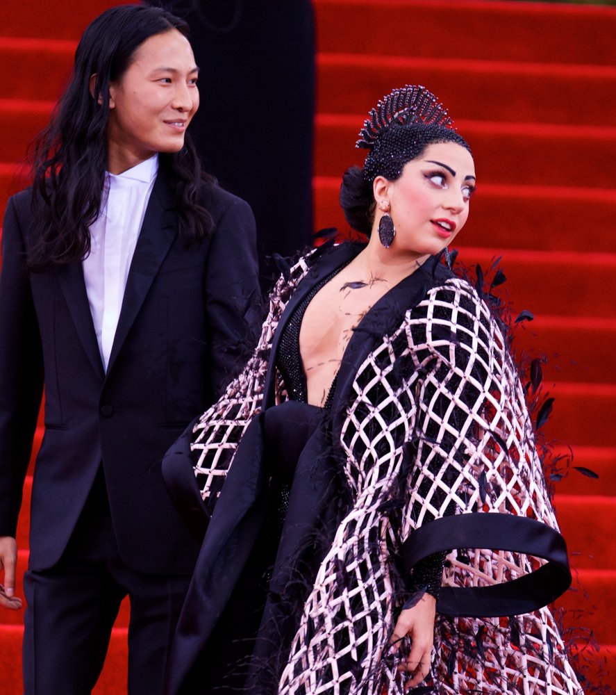 Alexander Wang;Lady GaGa;<br>China: Through The Looking Glass Costume Institute Benefit Gala - Red Carpet Arrivals