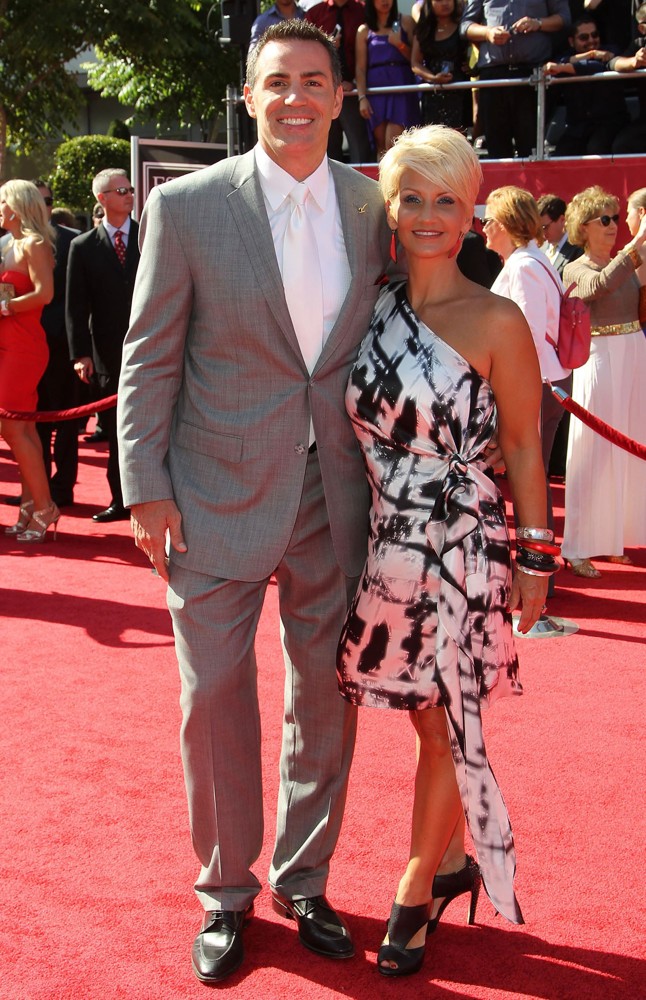 Kurt Warner;Brenda Carney Meoni;<br>2012 ESPY Awards - Red Carpet Arrivals