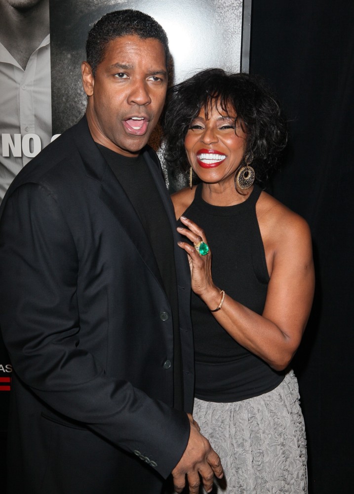 Denzel Washington;Pauletta Pearson;<br>The Safe House Premiere - Arrivals