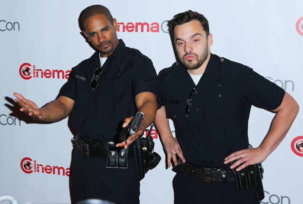Damon Wayans Jr.;Jake Johnson;<br>CinemaCon 2014 20th Century Fox Red Carpet