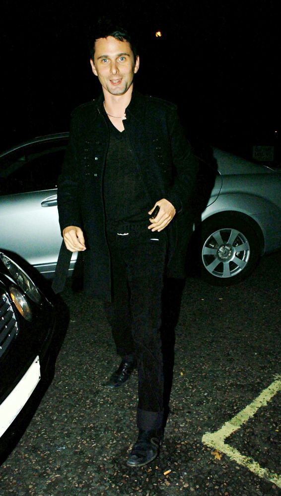 Matthew Bellamy;Muse;<br>Matthew Bellamy Leaving The Met Bar in Mayfair