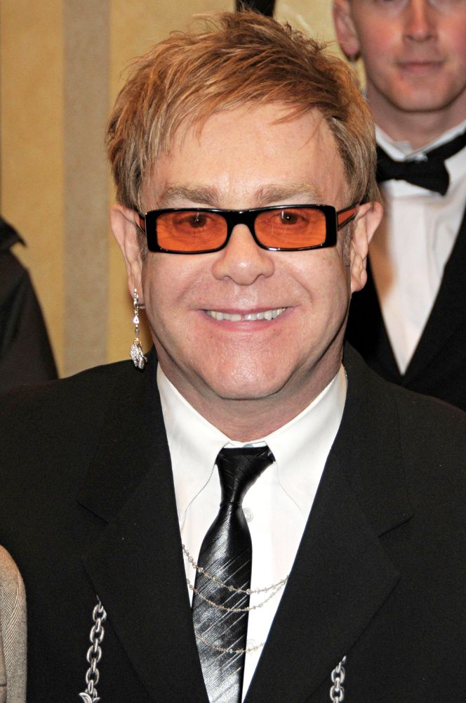 Elton John;<br>Thierry Henry Cystic Fibrosis 'Liv' Charity Dinner Hosted by David Beckham - Arrivals