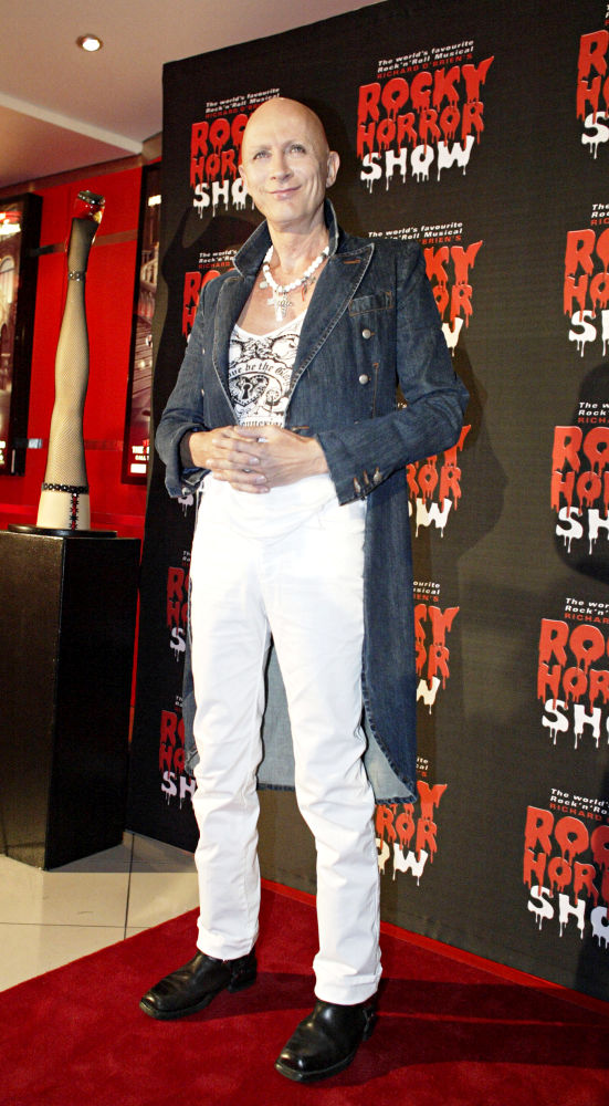 Richard O'Brien;<br>The Premiere of The Stage Production of The Rocky Horror Show