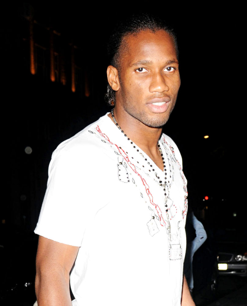 Didier Drogba;<br>Didier Drogba having a night out at Nobu Restaurant