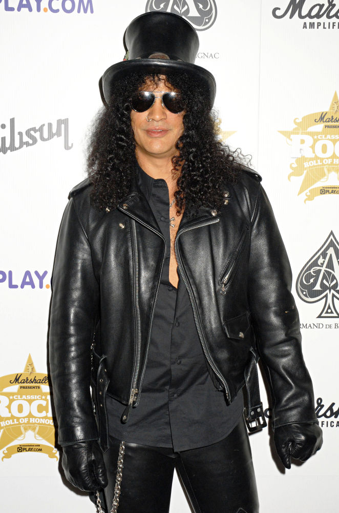 Slash;<br>Classic Rock Roll Of Honour - Inside Arrivals