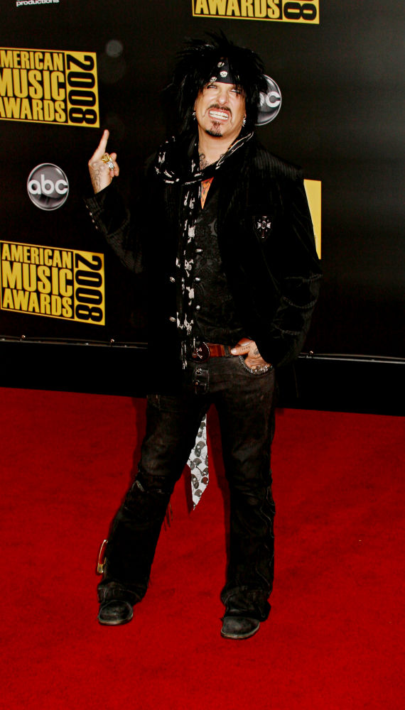 Nikki Sixx;<br>2008 American Music Awards - Arrivals