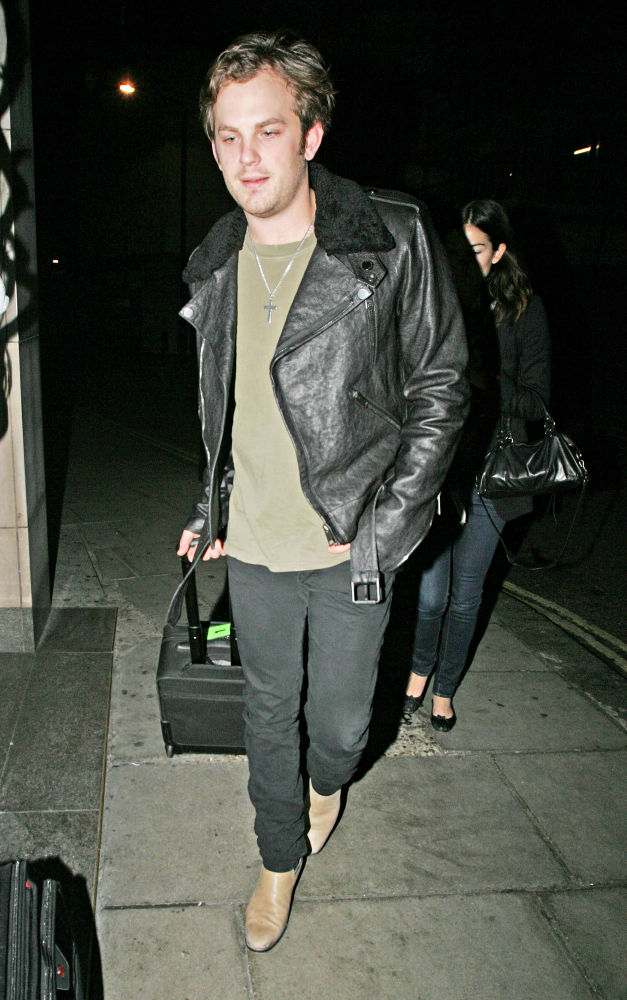 Caleb Followill;Kings of Leon;<br>Caleb Followill Arriving at His Hotel in Mayfair