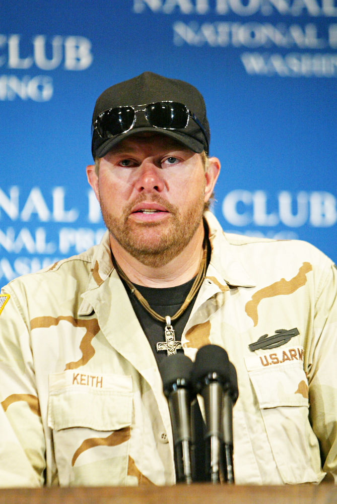 Toby Keith;<br>Toby Keith discusses his work with the USO (United Service Organizations) and the military
