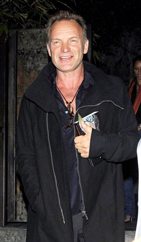 Emotional Sting Got Teary in Concert
