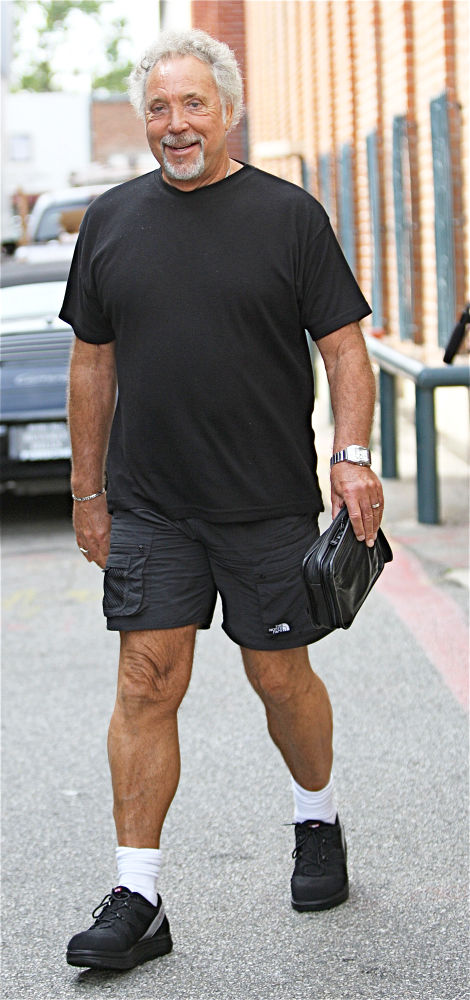 Tom Jones;<br>Tom Jones Leaving a Doctors Office in Beverly Hills