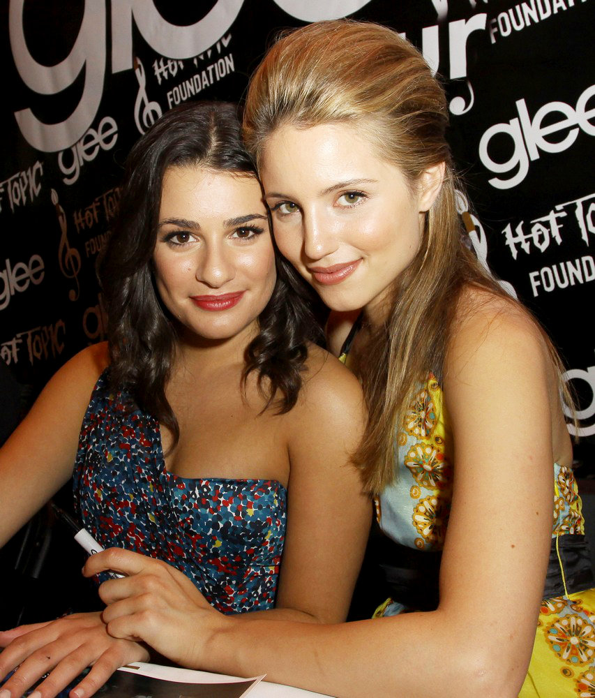 Lea Michele;Dianna Agron;<br>'The Gleek Tour' featuring The Cast of 'Glee'