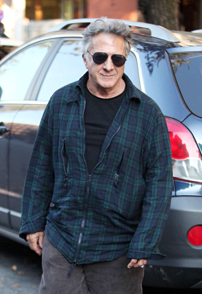 Dustin Hoffman;<br>Dustin Hoffman Leaving Da Silvano, Italian Restaurant