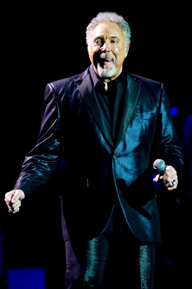 Tom Jones;<br>Tom Jones performing live at Arcimboldi's theatre