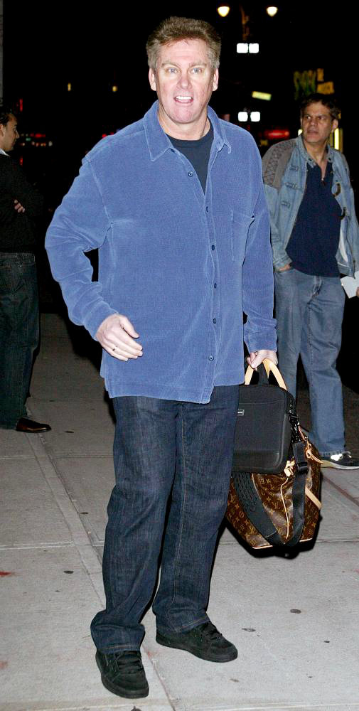 Brian Regan;<br>Brian Regan Outside The Ed Sullivan Theater for The 'Late Show with David Letterman'