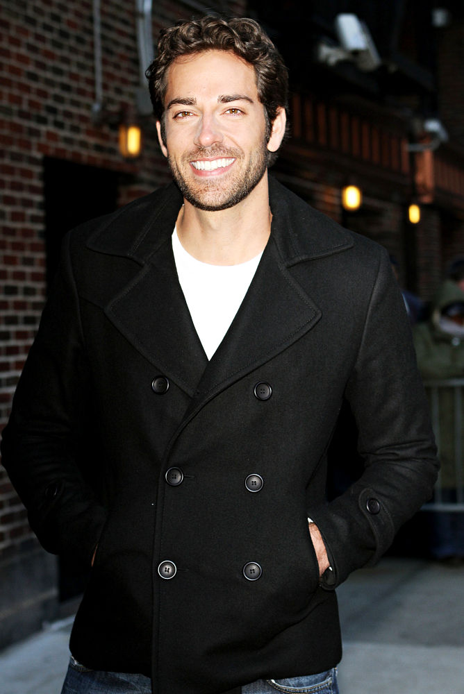 Zachary Levi;<br>Zachary Levi appear on the 'Late Show With David Letterman'