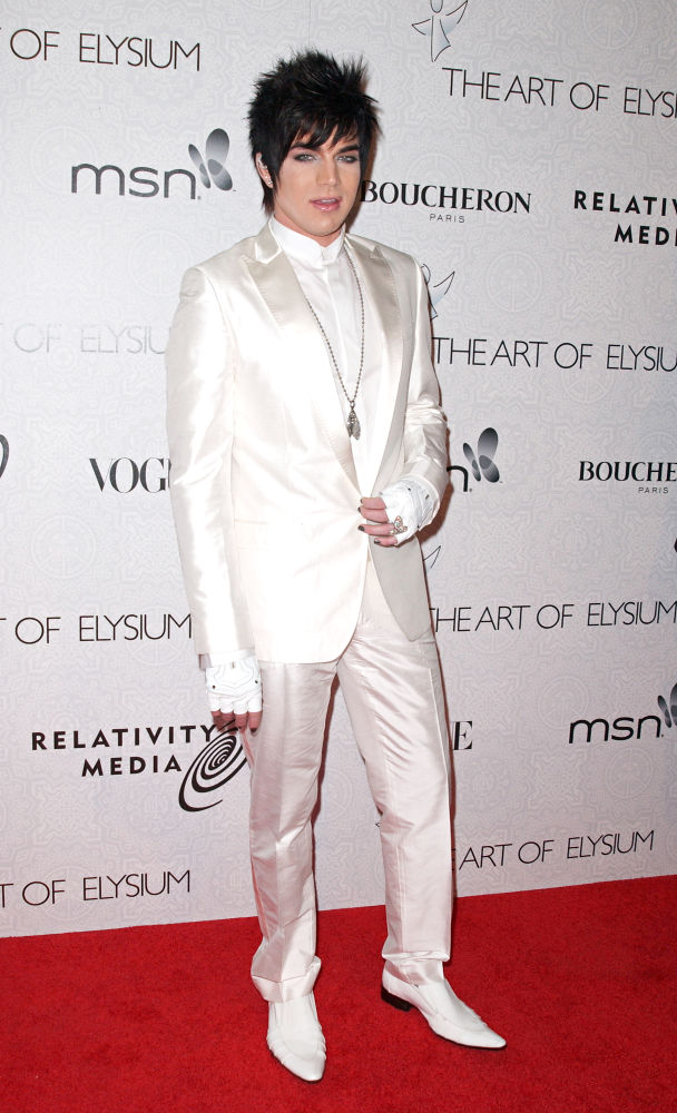 Adam Lambert;<br>The 3rd Annual Art of Elysium Gala in Beverly Hills - Arrivals