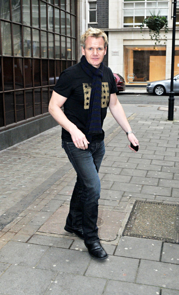 Gordon Ramsay;<br>Gordon Ramsay leaving the BBC Radio One studios