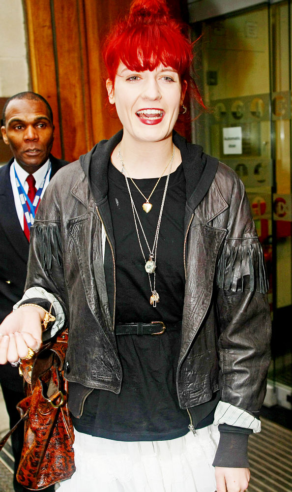 Florence and the Machine;<br>Florence Welch aka Florence and The Machine outside the BBC Radio 1 building
