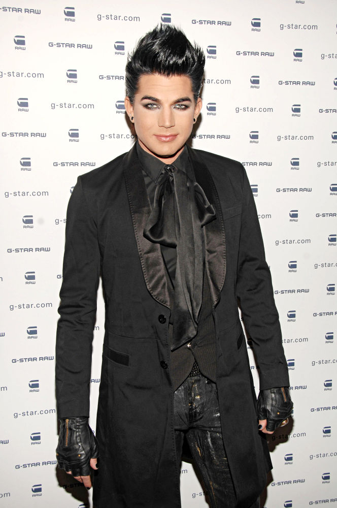 Adam Lambert;<br>Mercedez-Benz IMG New York Fashion Week Fall 2010 - G-Star Raw - Backstage Arrivals