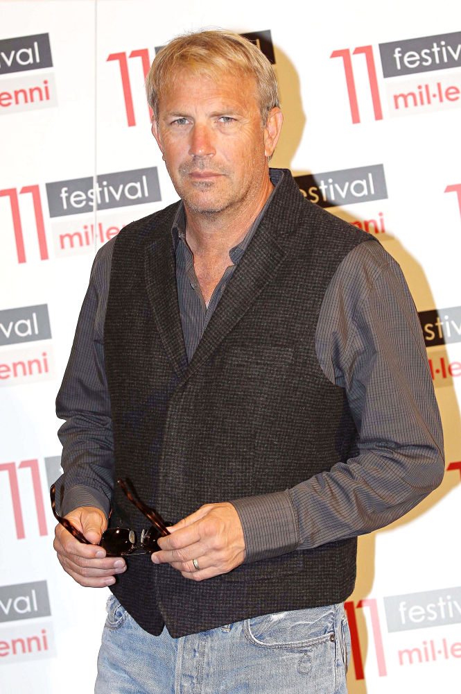 Kevin Costner;<br>Kevin Costner photocall ahead of his live in concert in Barcelona