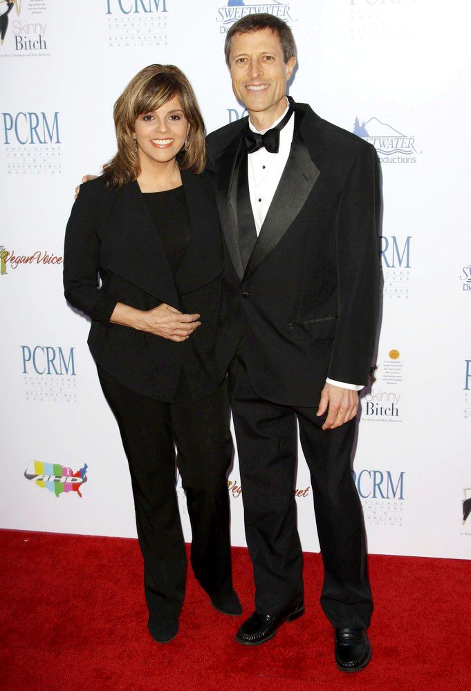 Jane Velez-Mitchell;Neal D. Barnard;<br>The 22nd Annual GLAAD Media Awards - Arrivals