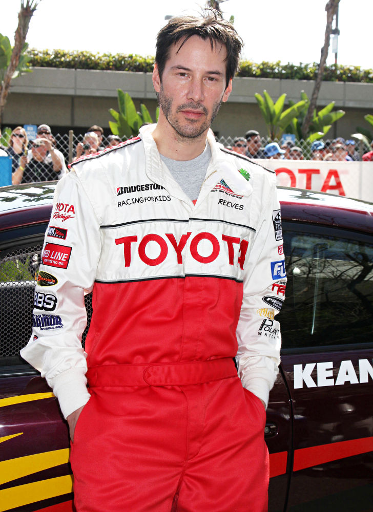 Keanu Reeves;<br>The Toyota Pro/Celebrity Race Qualifying