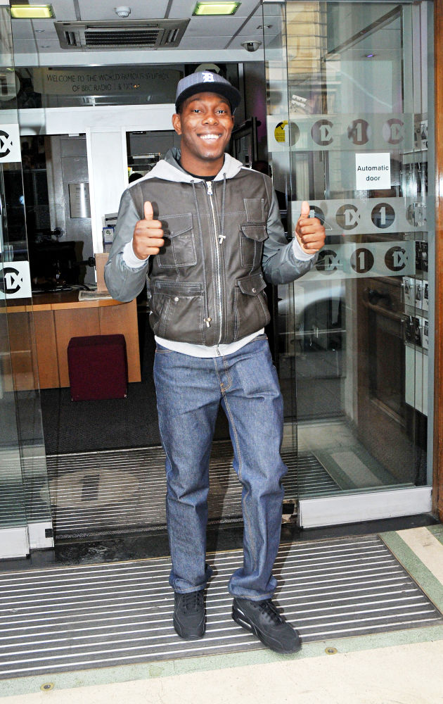 Dizzee Rascal;<br>Dizzee Rascal outside The BBC Radio One Studios