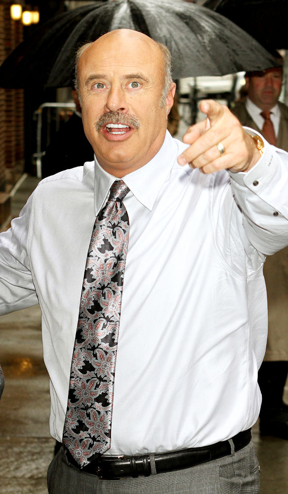 Phil McGraw;<br>Dr. Phil McGraw Outside The Ed Sullivan Theater for The 'Late Show With David Letterman'