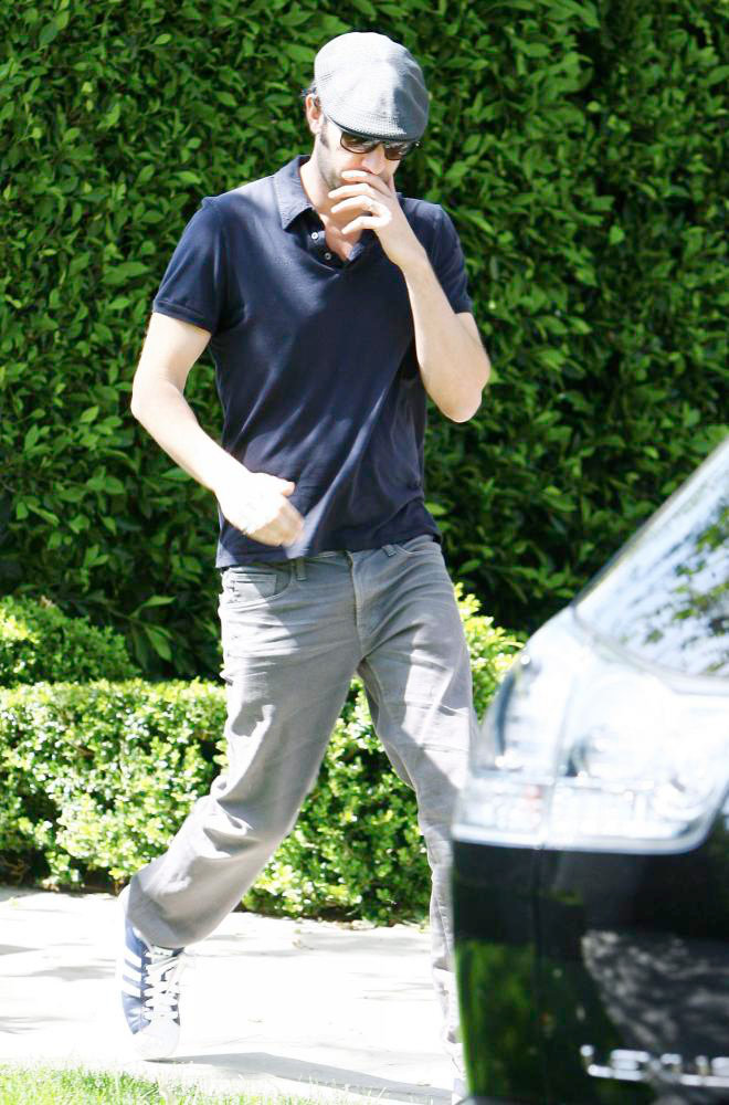 Sacha Baron Cohen;<br>Sacha Baron Cohen Seen Leaving A Friends House